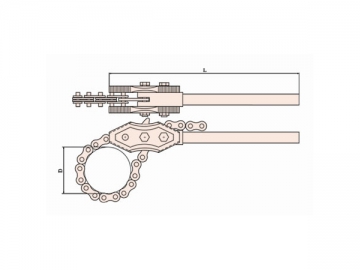 129 Non Sparking Chain Pipe Wrench