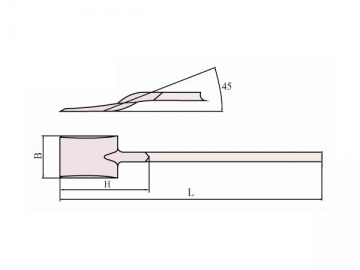 198A Non Sparking Long Handle Square Shovel