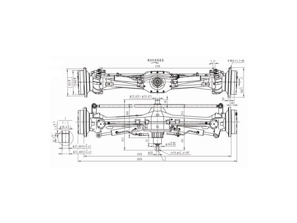 120 Horsepower Four-wheel Drive Tractor Axles Manufacturer | Cloud ...