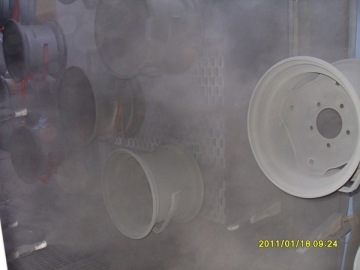 Car Wheel Rim Powder Coating Line