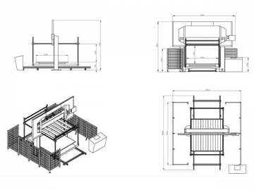 Foam Cutter<small>(Horizontal CNC Contour Cutting Machine, Model GH1)</small>