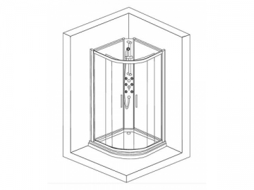 Shower Cabin <small>(Quick Installation Type) </small>