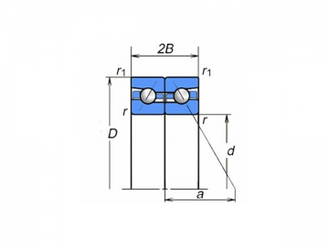 Angular Contact Thrust Ball Bearing with Ceramic Ball, BAR Series