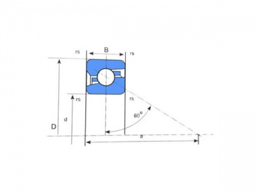 Ball Screw Support Bearing, 7602 Series