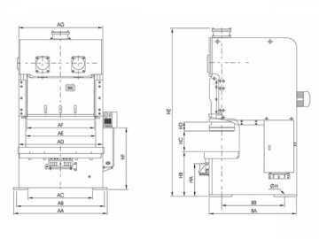 Double Crank Press (110-250 Tons), APC Series