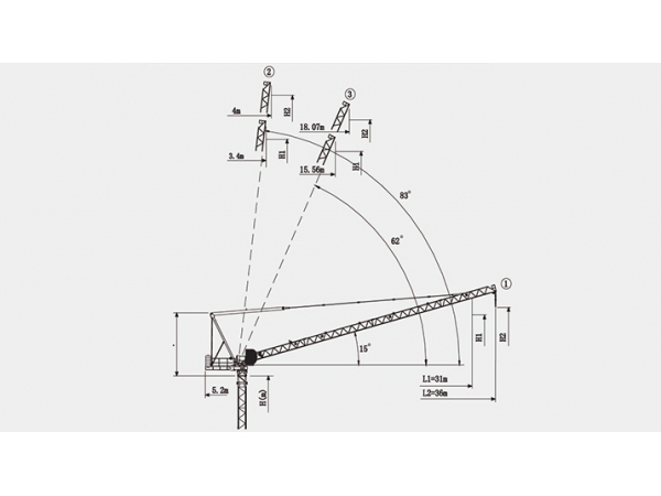 Luffing Jib Tower Crane, QTZ63(3615) Manufacturer | ETW Cloud Computing