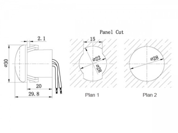 Front Position Lamp/Front End Outline Marker Lamp