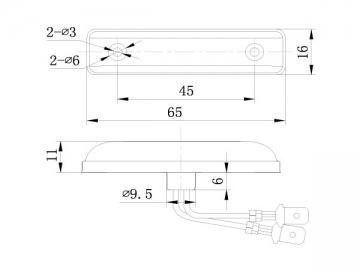 Front Position Lamp/Front End Outline Marker Lamp