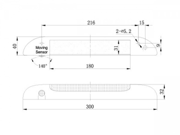 Awning Entrance lamp/Vehicle Side Light