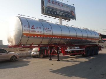 Aluminum Edible Oil Tanker