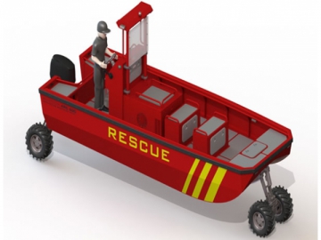 Amphibious Vehicle for Offshore Rescue  and Search