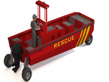 Amphibious Vehicle for Offshore Rescue  and Search