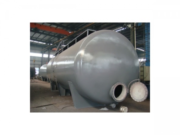 Glass-Lined Storage Tank, Horizontal Type