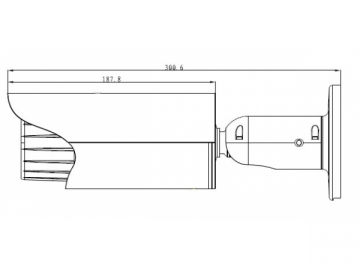 3 Megapixel Full HD Network IR-Bullet Camera, ST-IPC5300/5302CIR