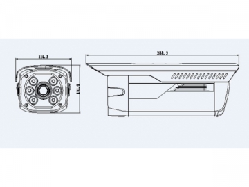 2 Megapixel Full HD Network Waterproof IR-Bullet Camera