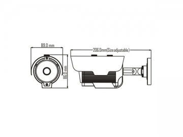 1.0Mp IP66 IR Fixed Lens Bullet HDCVI Camera