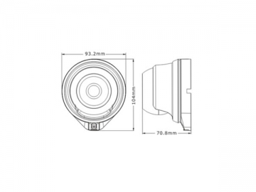 1.0Mp IR Fixed Lens Bullet HDCVI Camera