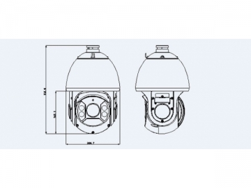 2Mp IP66 20x Optical Zoom Full HD HDCVI IR PTZ Dome Camera