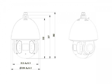 5Mp 30x H.265 Network IR PTZ Dome Camera