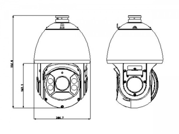 4 Megapixel Full HD 30x WDR Network IR PTZ Dome Camera