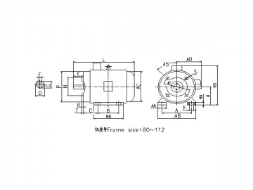 High Efficiency Three-phase Induction Motor