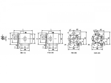 High Efficiency Three-phase Induction Motor