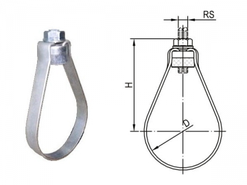 Cup Nut Pipe Loop