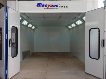 Side Down Draft Spray Booth