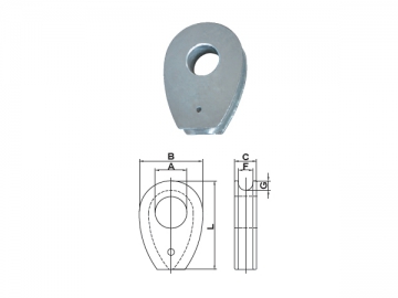 Solid Wire Rope Thimble