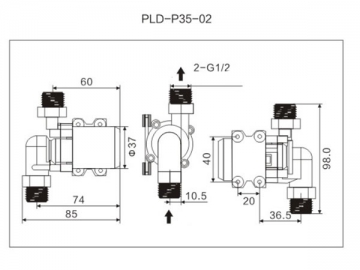 DC Brushless Water Pump