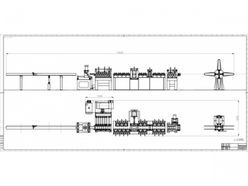 Flat Bar Straightening and Cutting Machine