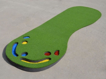 Foot Shaped Putting Green