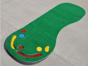 Foot Shaped Putting Green