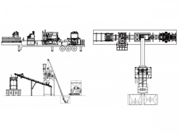 Movable Concrete Block Production Line