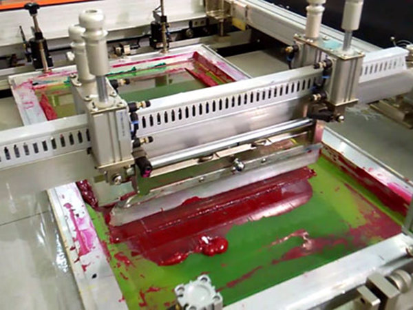 automatic flatbed screen printing