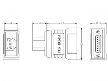 Honda 3-Pin Adapter