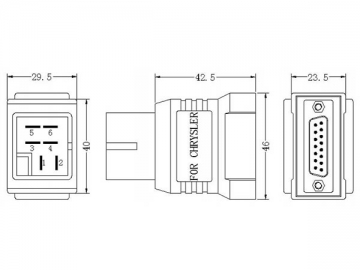 Chrysler 6-Pin Adapter