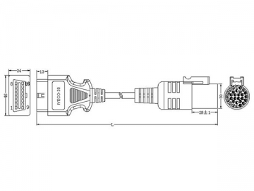 Iveco 30-Pin Cable