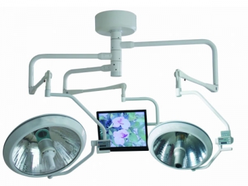 Double Dome Halogen Light with Camera and Monitor RC-ZFH700 500 CM
