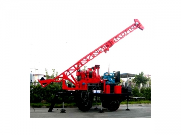 Trailer Mounted Spindle Core Drilling Rig XY-5TR