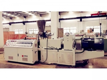 Conical twin-screw extruder