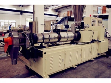 Conical twin-screw extruder