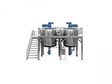 Bottom Homogenizing Vacuum Emulsifier Equipment