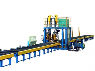 H beam horizontal production line