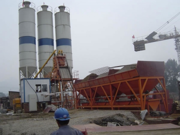 50 m³/h Concrete Batch Plant, HZS50