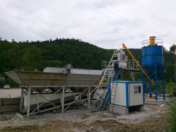 Mobile Concrete Batching Plant