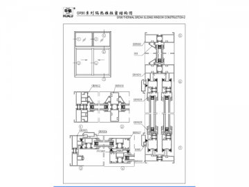 GR90 Sliding Aluminium Window (Thermal Break Window) Manufacturer ...