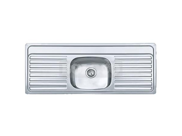 double kitchen sink with drainboard uk