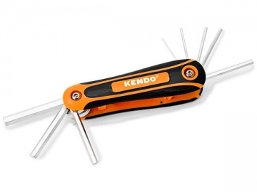 8 pc Folding Hex Key Set