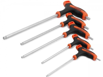 5 pc T-handle Hex Key Set